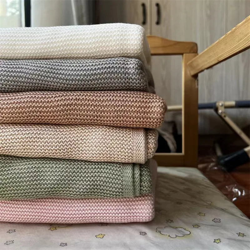 The Modern Edge Embroidered Baby Blanket