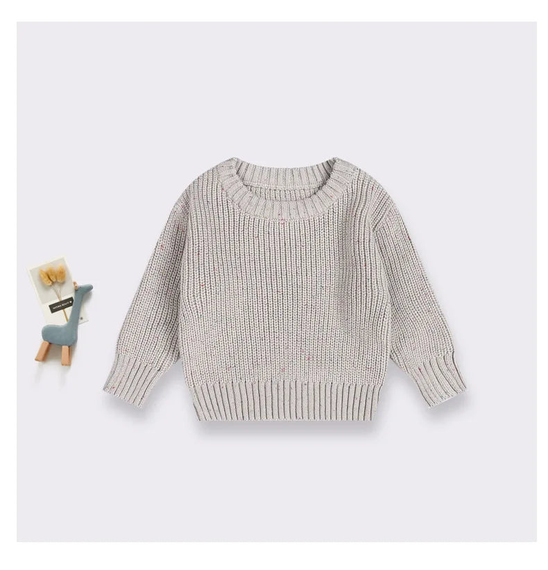 Embroidered Baby Autumn Knit Sweater