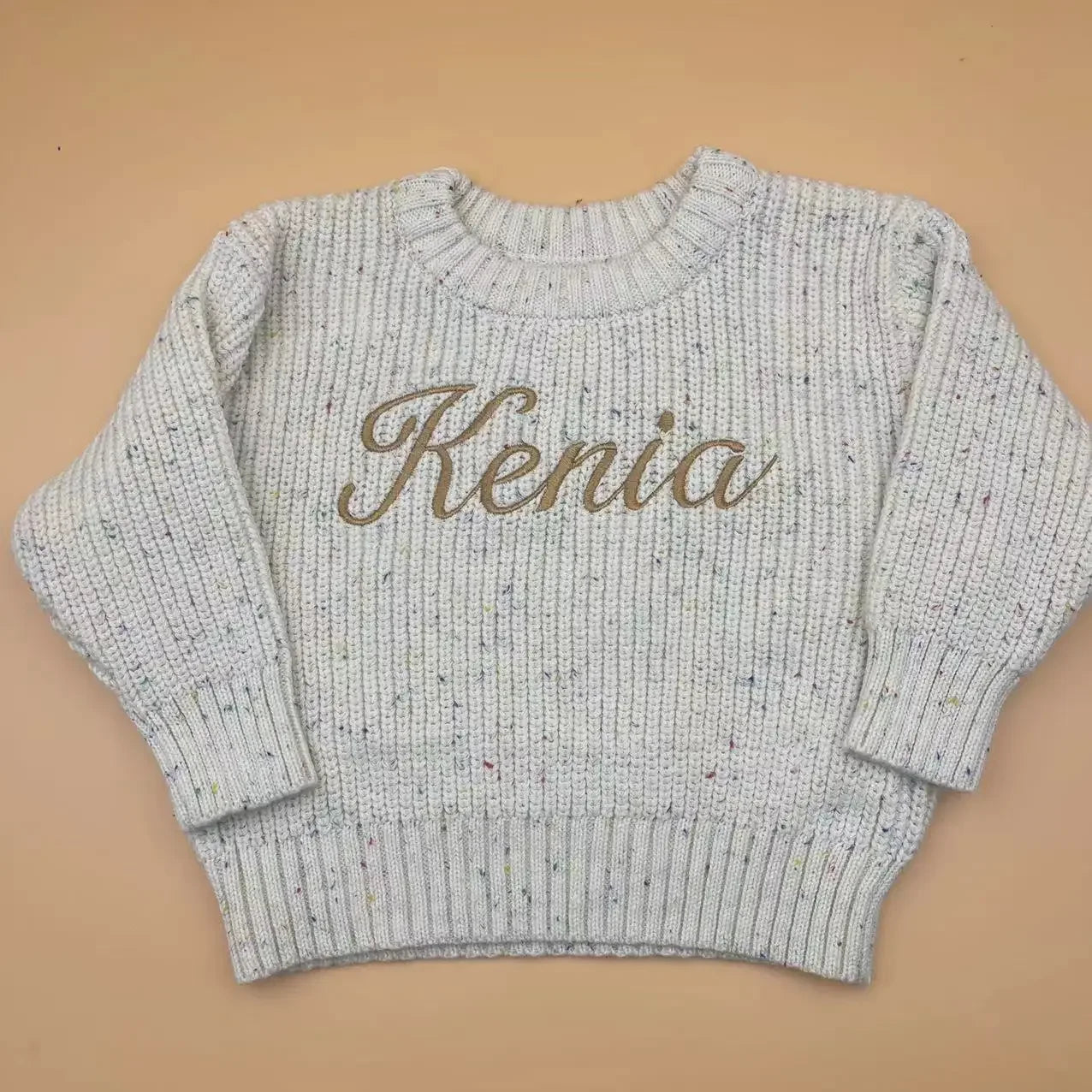 Embroidered Baby Autumn Knit Sweater