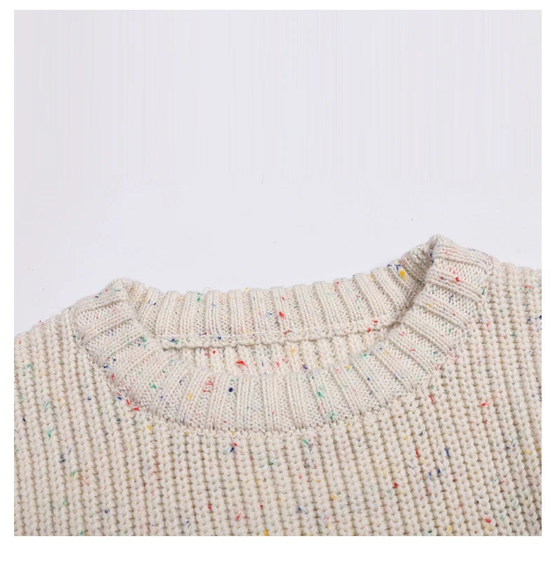 Embroidered Baby Autumn Knit Sweater