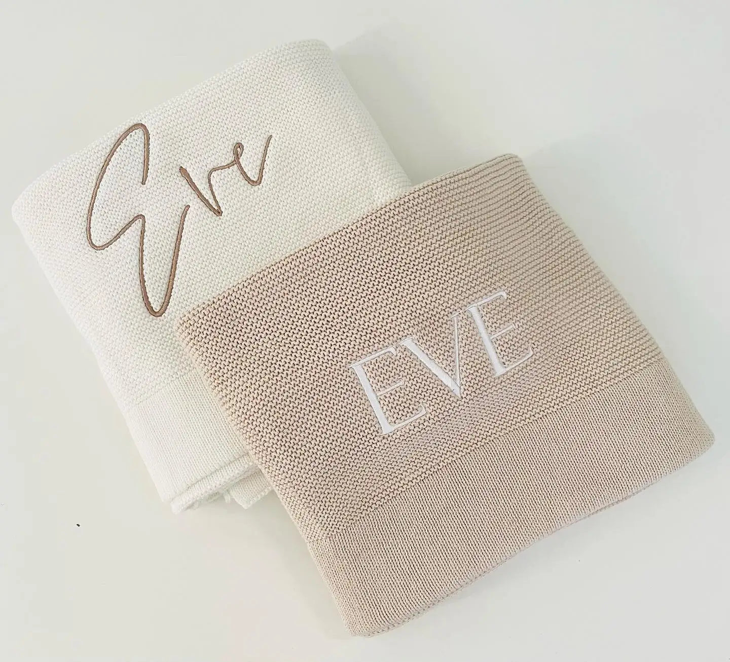 The Modern Edge Embroidered Baby Blanket