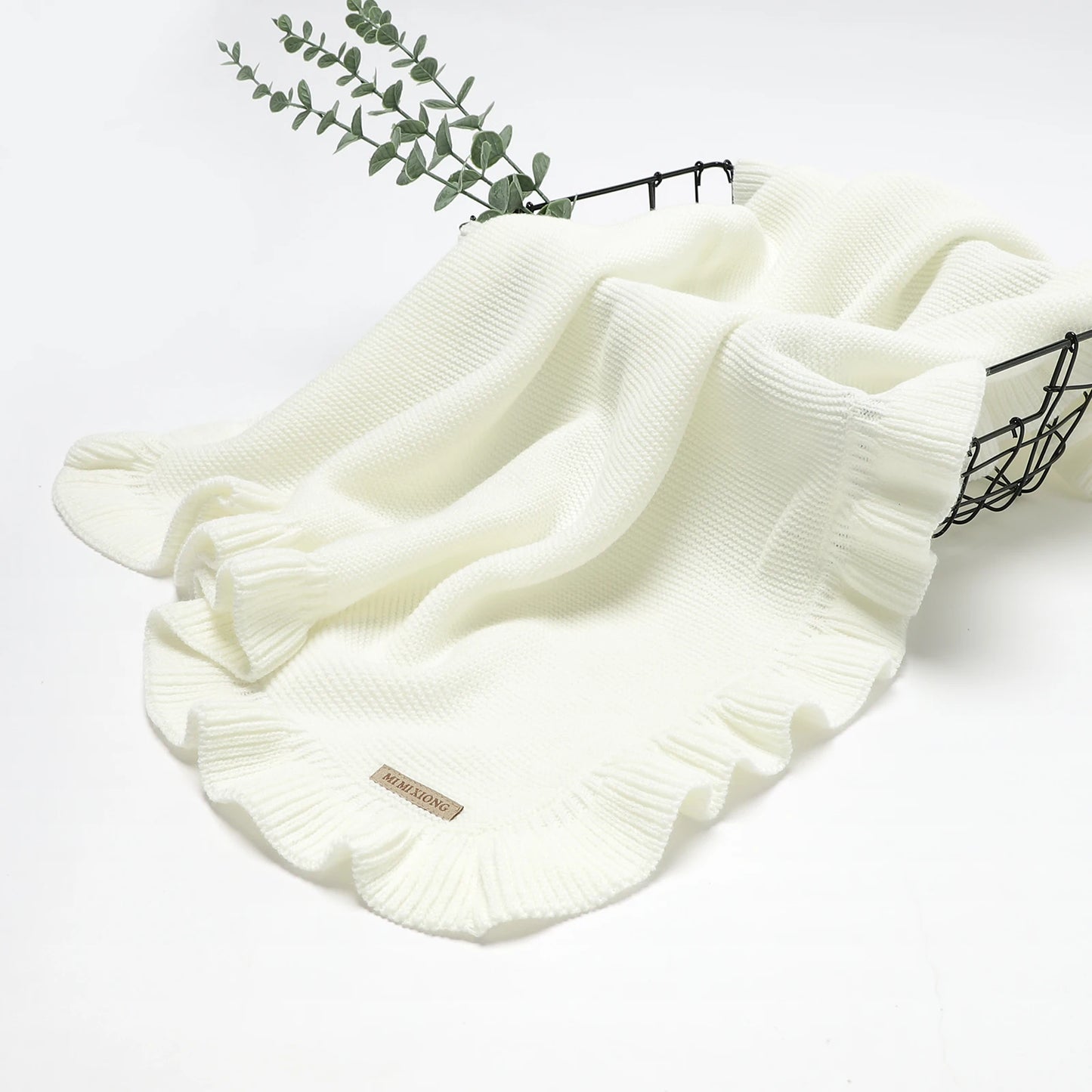 Cotton Ruffle Blanket