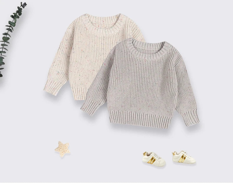 Embroidered Baby Autumn Knit Sweater