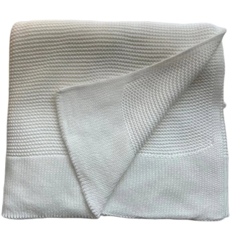 The Modern Edge Embroidered Baby Blanket