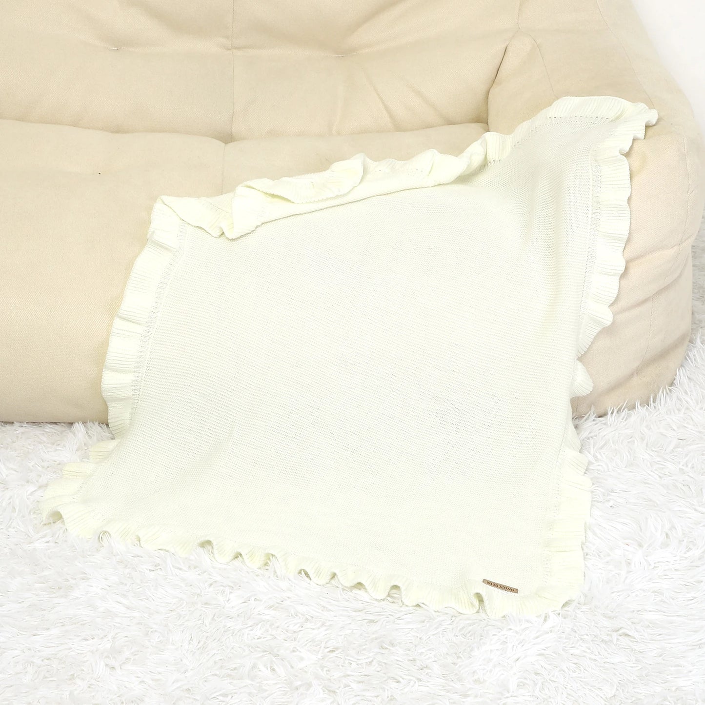 Cotton Ruffle Blanket