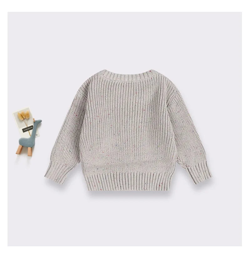 Embroidered Baby Autumn Knit Sweater