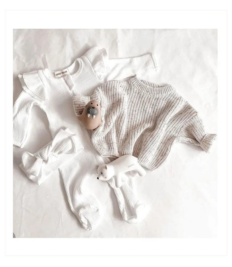 Embroidered Baby Autumn Knit Sweater