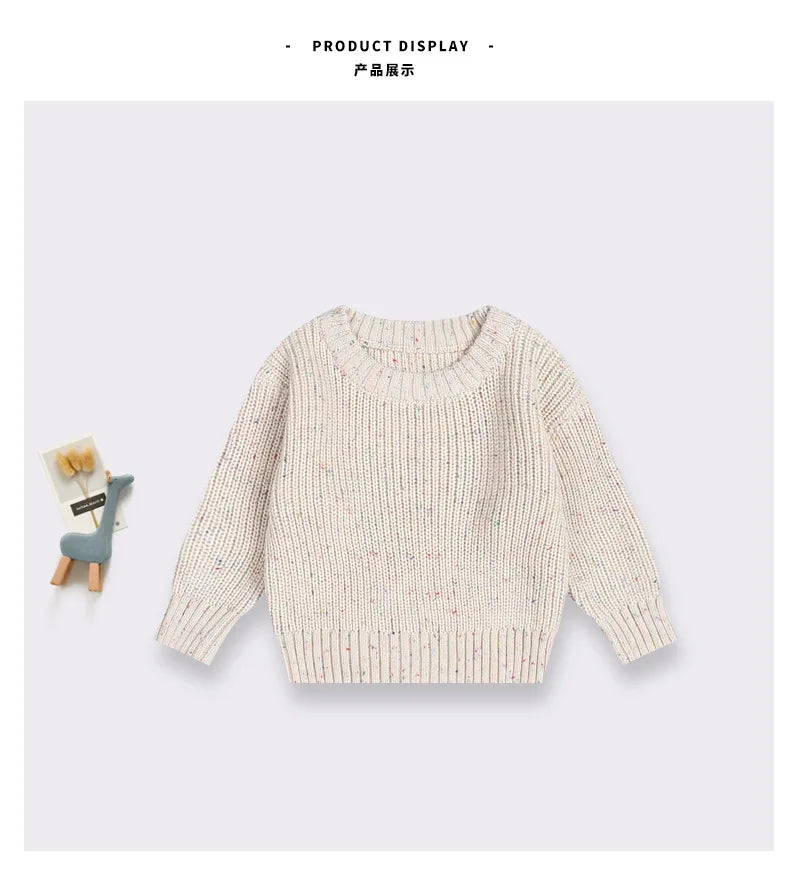 Embroidered Baby Autumn Knit Sweater