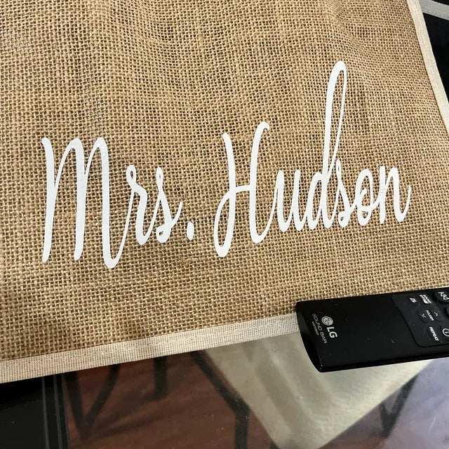 Custom Jute Tote Bag